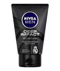 NIVEA MEN DEEP IMPACT FACE & BEARD WASH 100g    